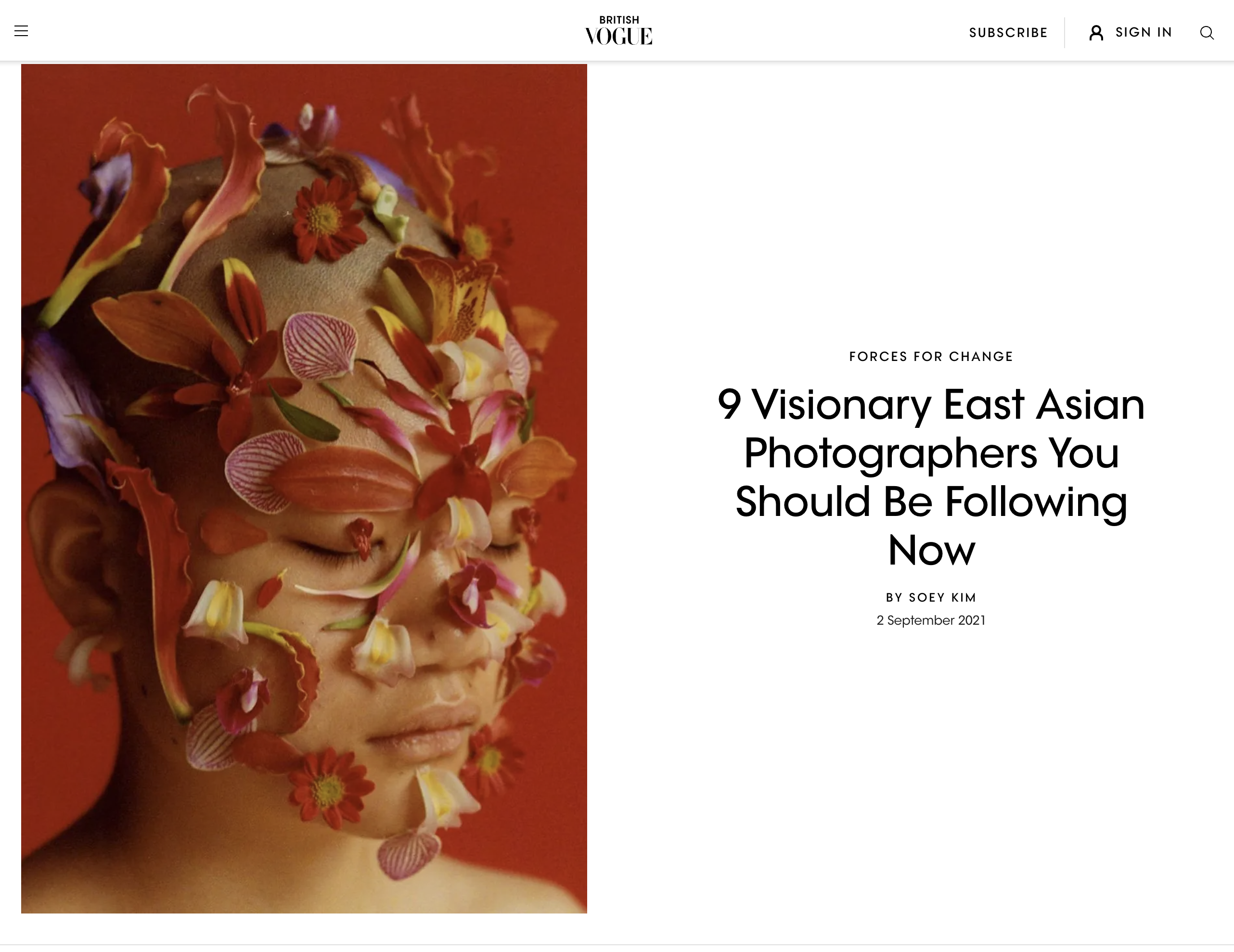 British Vogue: 9 Visionary East Asian Photographers You Should Be Following Now