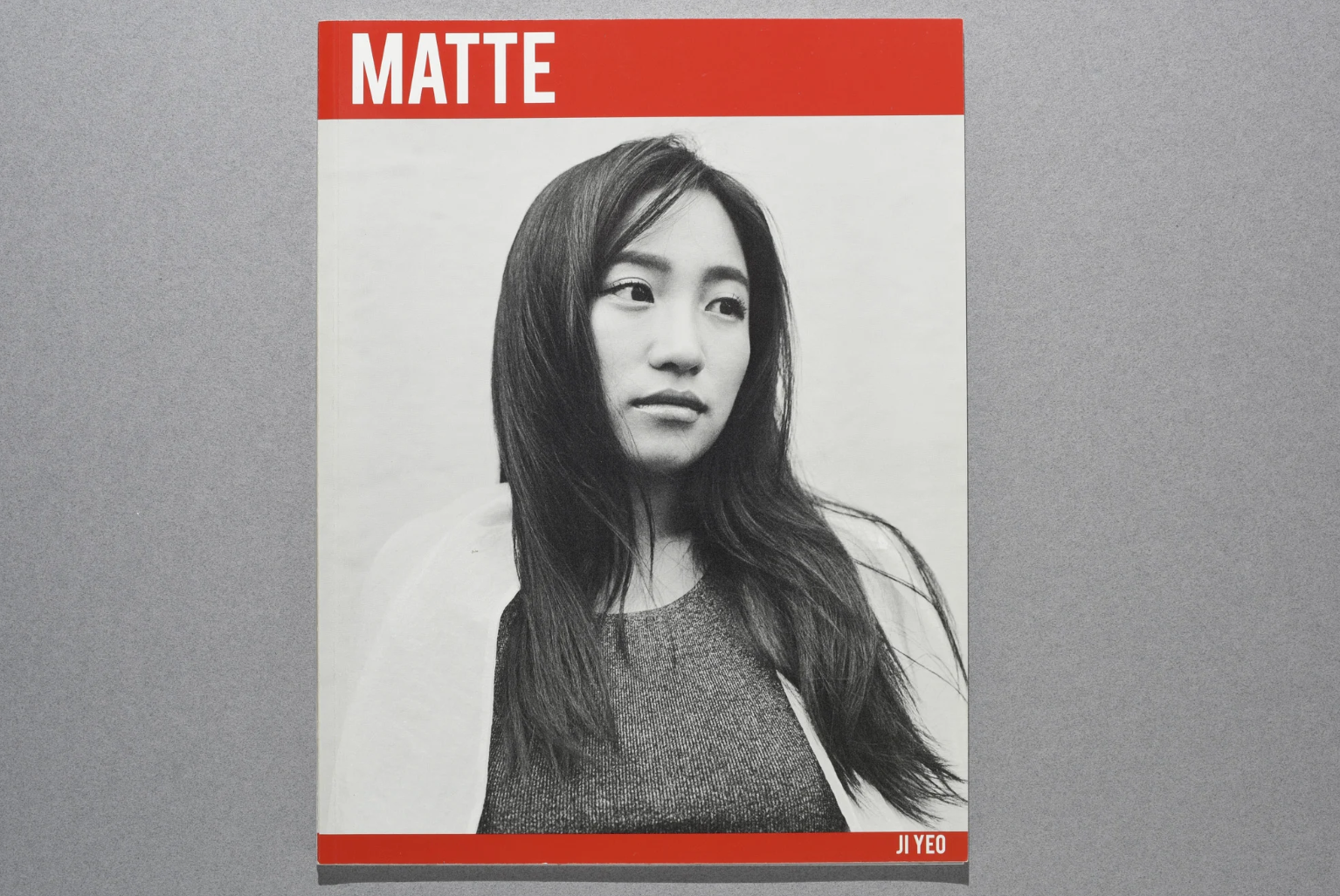 MATTE Magazine cover featuring Ji Yeo