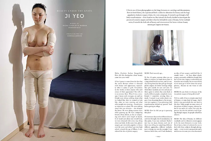Press feature on artist Ji Yeo